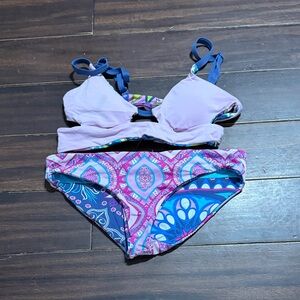 Colorful Women's Bikini Set irreversible